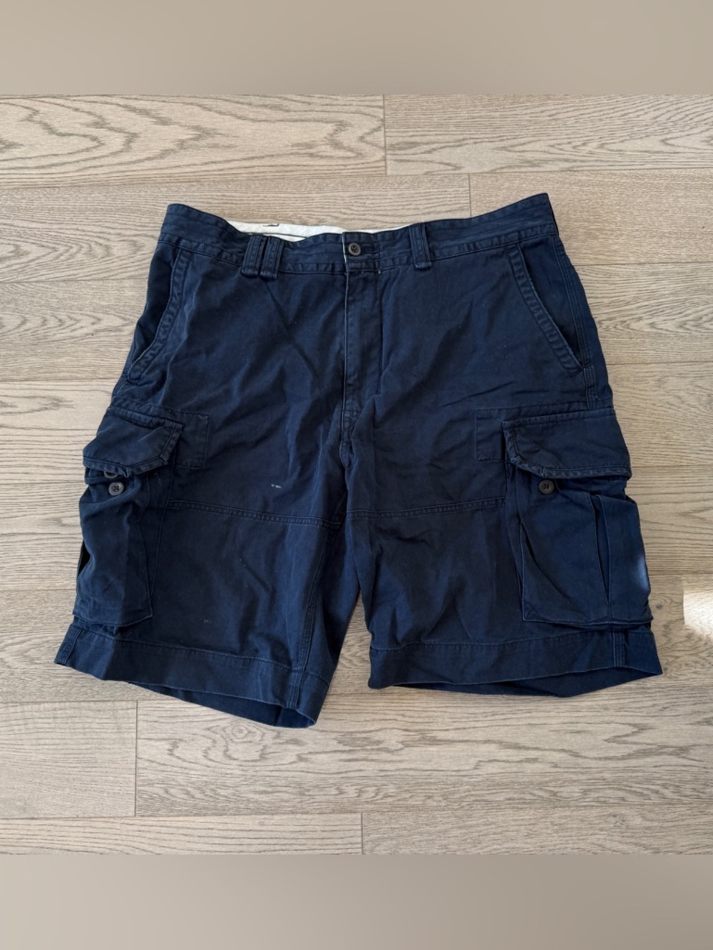 Polo Ralph Lauren Navy Cargo Shorts (Size 38)